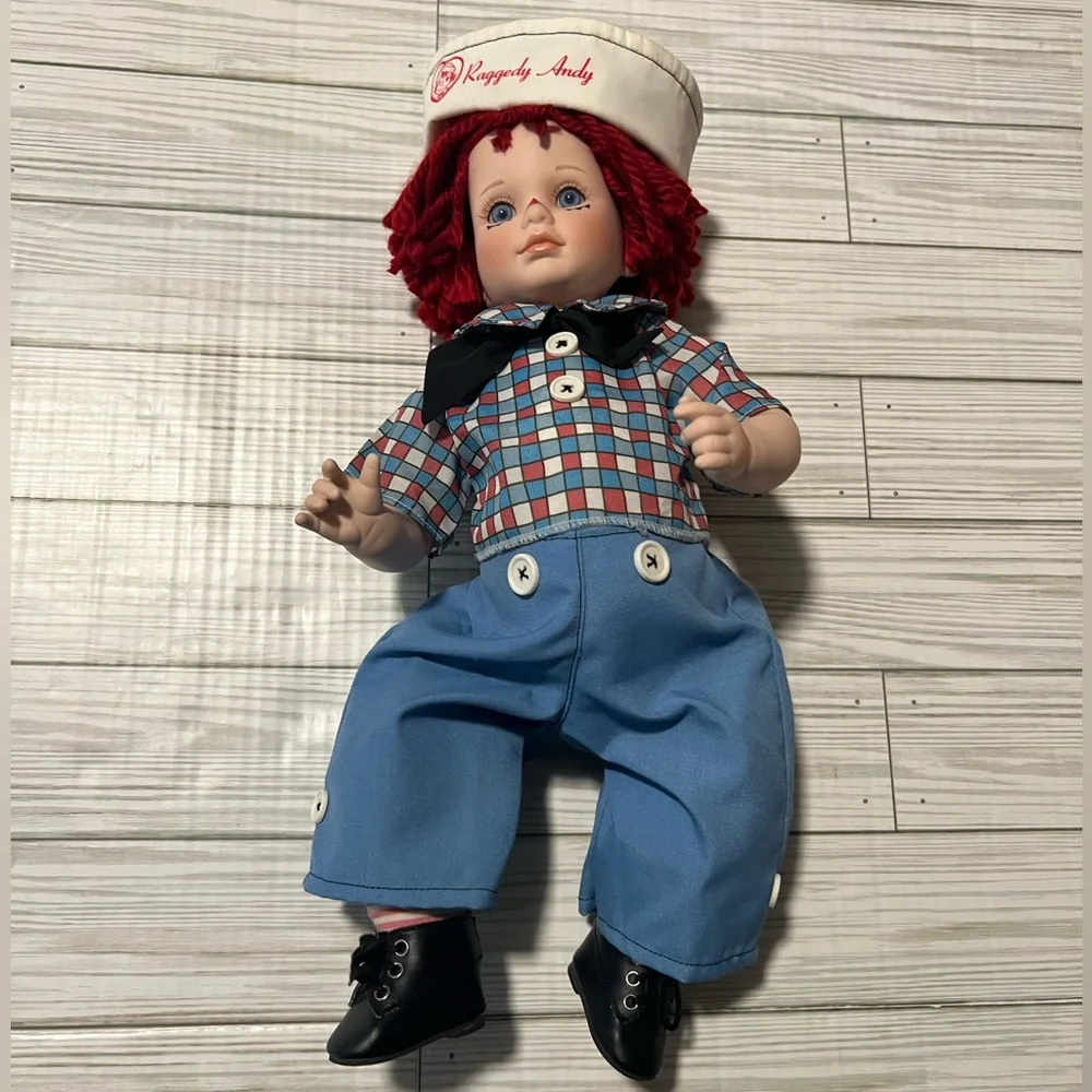 My Best Friends Raggedy Andy 16” Porcelain Doll by Susan Wakeen-Simon & Schuster